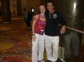 Erika S. mit Beto Perez, Co-Founder and Creative Director of ZUMBA Fitness, LLC.